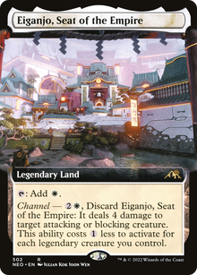 {R} Eiganjo, Seat of the Empire (Extended Art) [Kamigawa: Neon Dynasty][NEO 502]