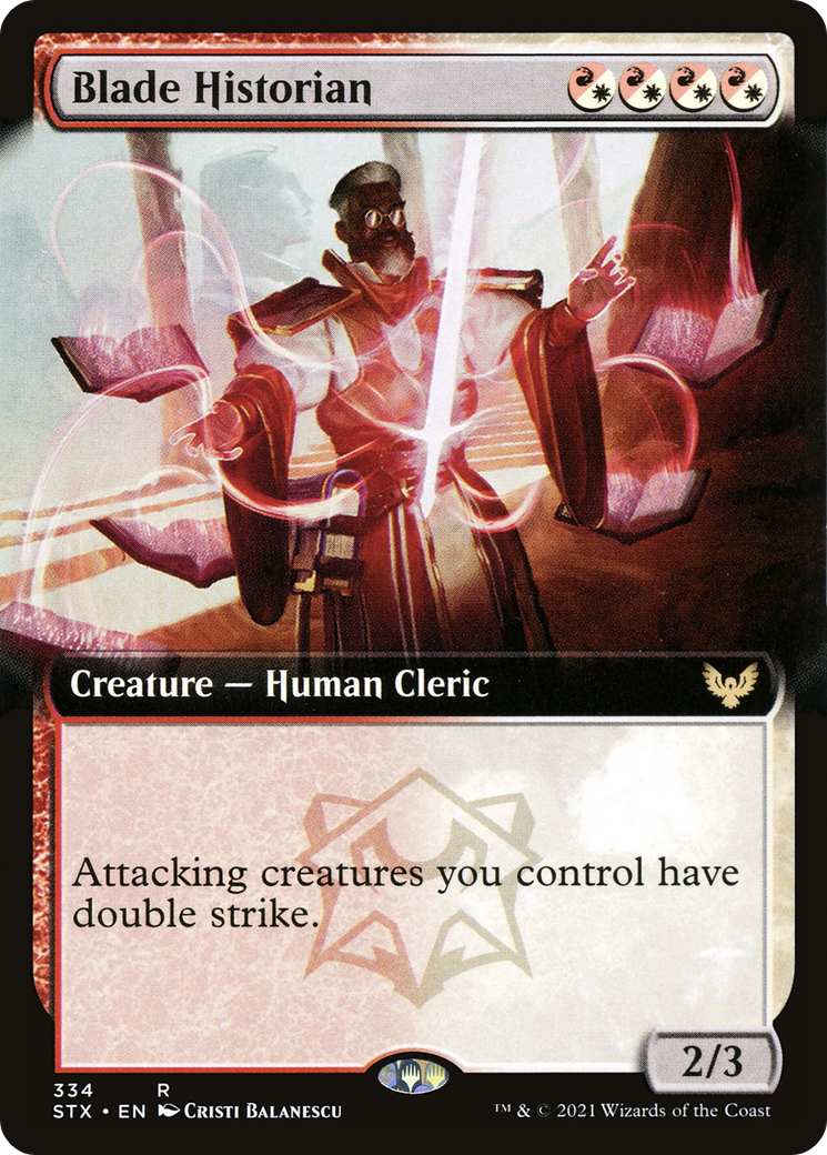 {R} Blade Historian (Extended Art) [Strixhaven: School of Mages][STX 334]