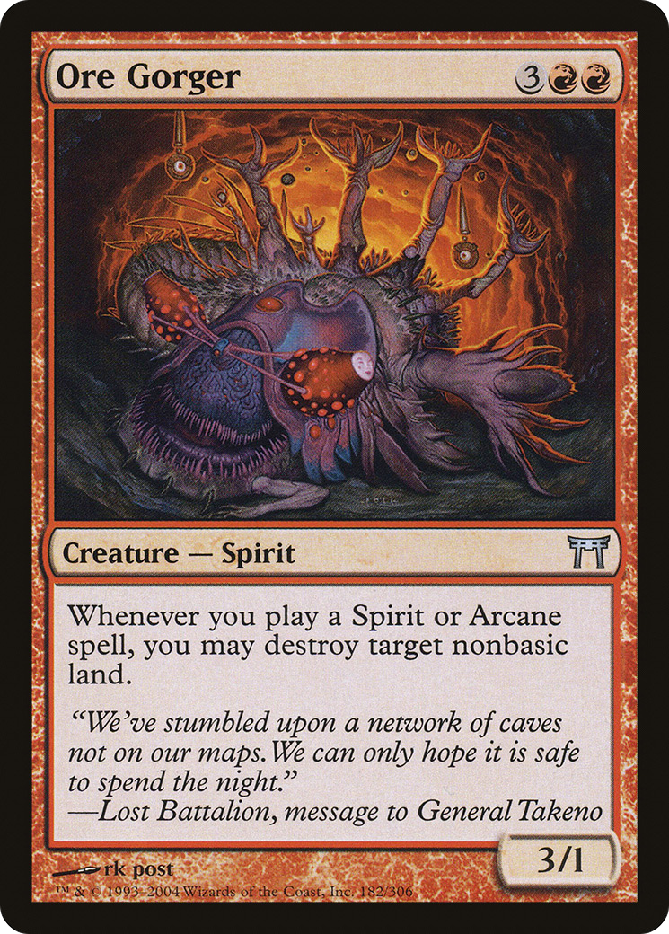 {C} Ore Gorger [Champions of Kamigawa][CHK 182]