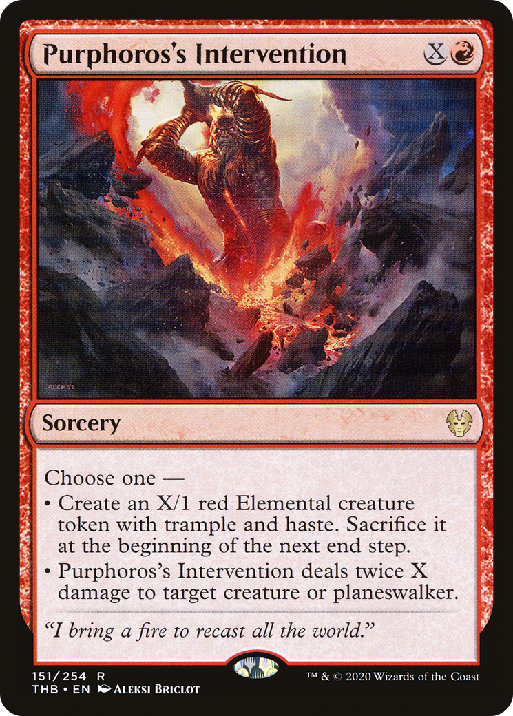 {R} Purphoros's Intervention [Theros Beyond Death][THB 151] - Misty Mountain Games