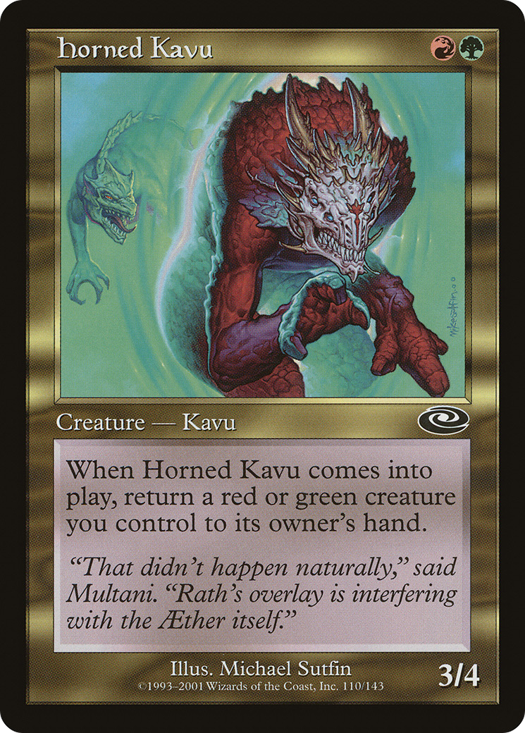 {C} Horned Kavu [Planeshift][PLS 110]