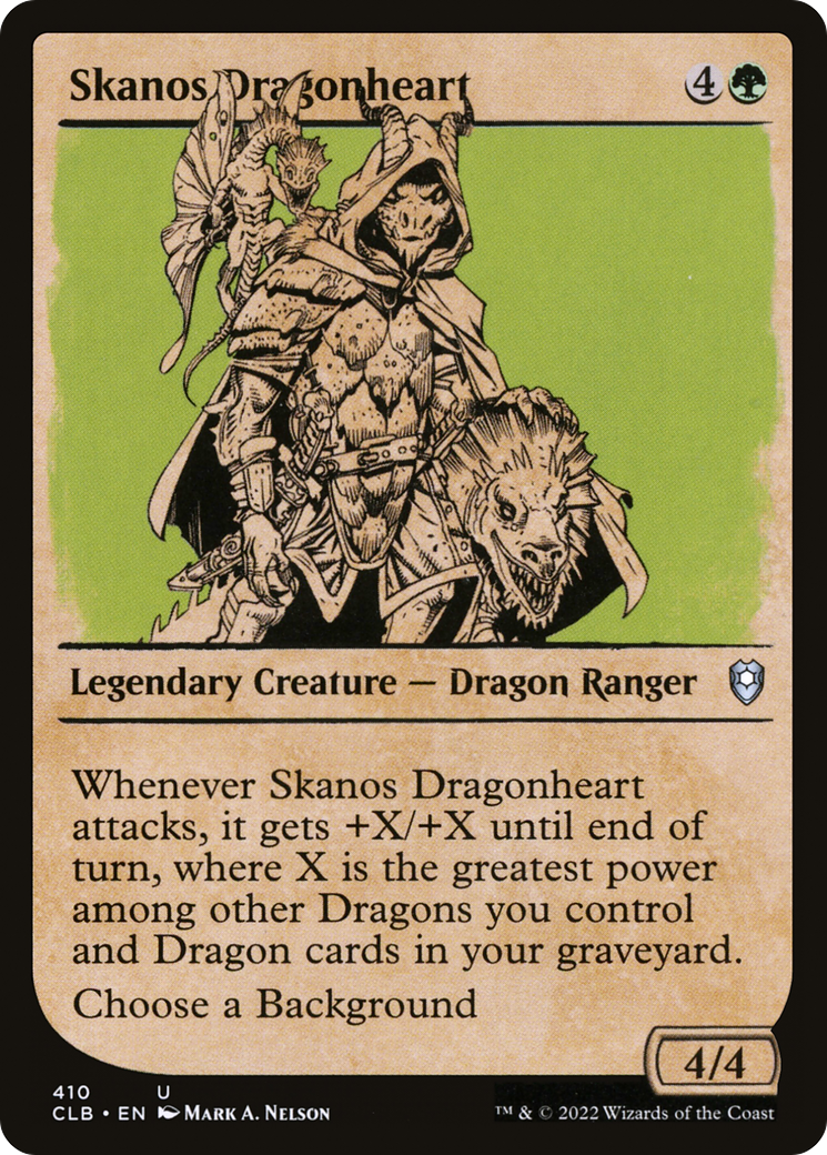 {C} Skanos Dragonheart (Showcase) [Commander Legends: Battle for Baldur's Gate][CLB 410]
