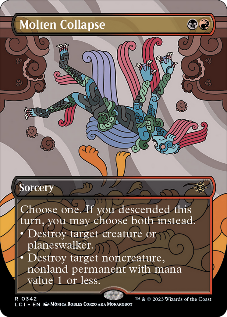 {@R} Molten Collapse (Borderless) [The Lost Caverns of Ixalan][LCI 342]