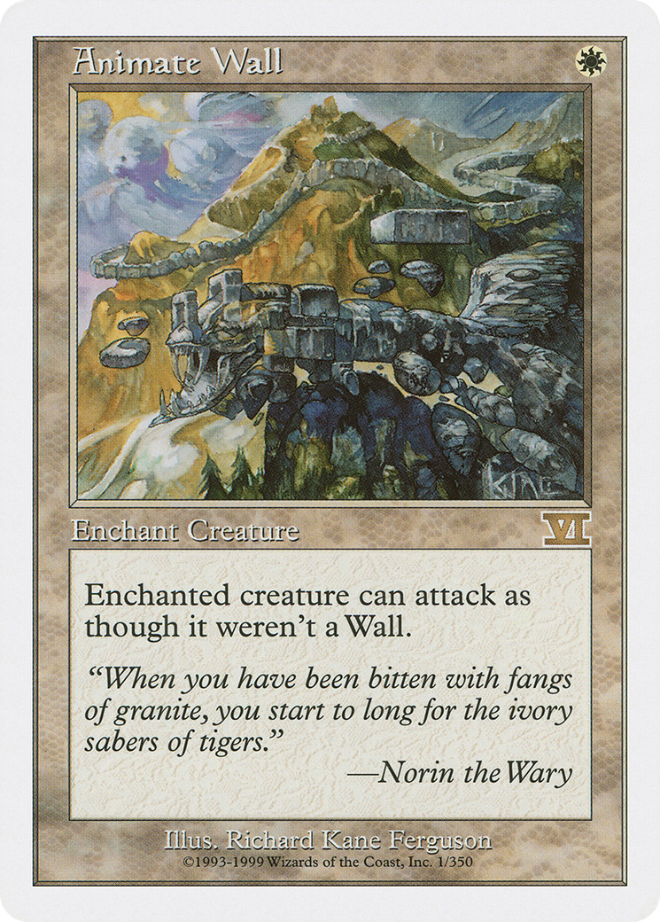 {R} Animate Wall [Classic Sixth Edition][6ED 001]