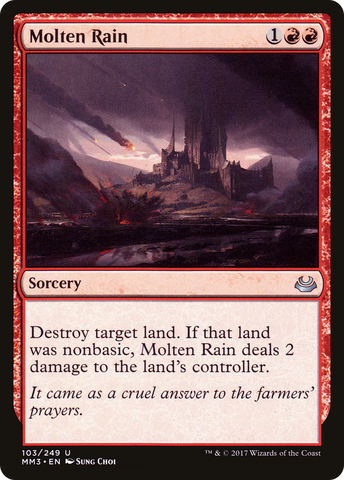 {C} Molten Rain [Modern Masters 2017][MM3 103]