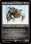 {R} Seizan, Perverter of Truth (Foil Etched) [Multiverse Legends][MUL 080]
