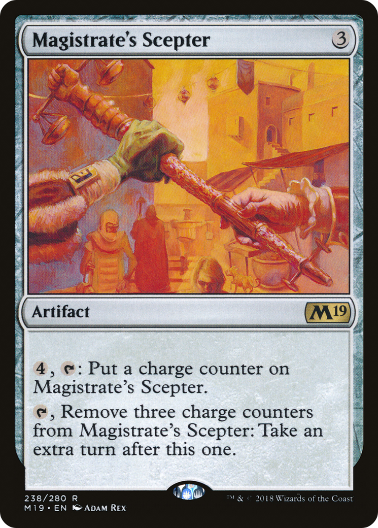 {R} Magistrate's Scepter [Core Set 2019][M19 238]