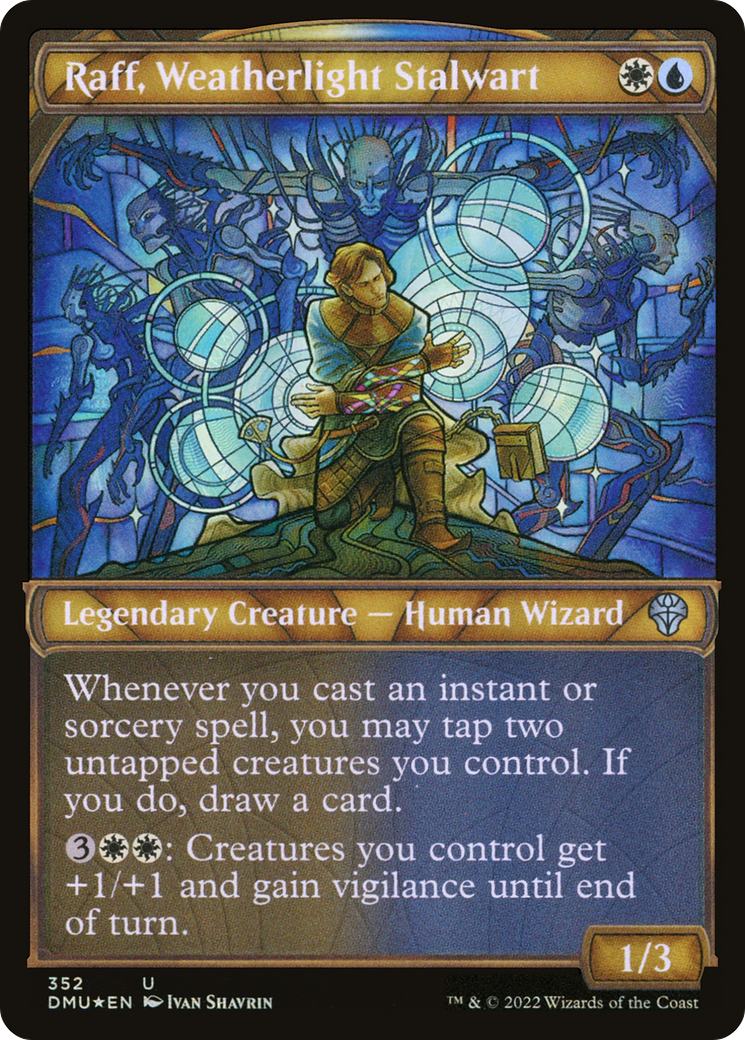 {C} Raff, Weatherlight Stalwart (Showcase Textured) [Dominaria United][DMU 352]
