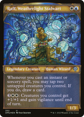 {C} Raff, Weatherlight Stalwart (Showcase Textured) [Dominaria United][DMU 352]