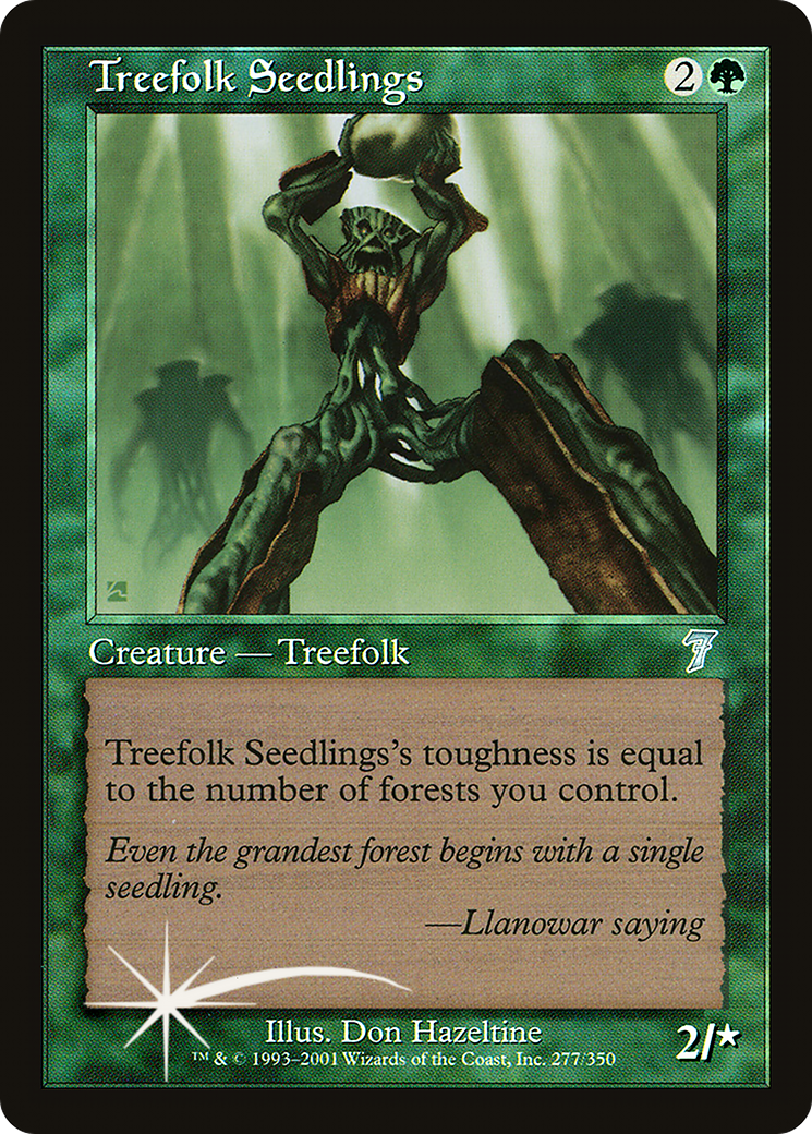 {C} Treefolk Seedlings [Seventh Edition][7ED 277]