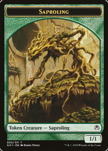 {T} Saproling // Insect Double-sided Token [Guilds of Ravnica Guild Kit Tokens][TGK1 005]