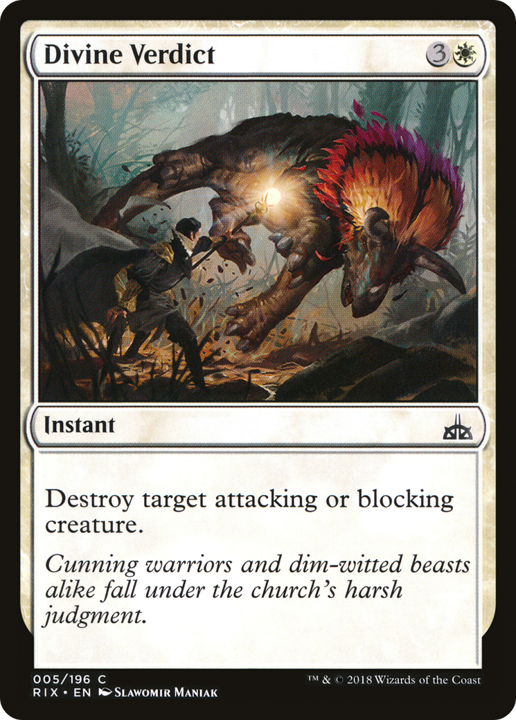 {C} Divine Verdict [Rivals of Ixalan][RIX 005]