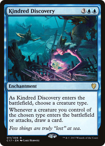 {R} Kindred Discovery [Commander 2017][C17 011]