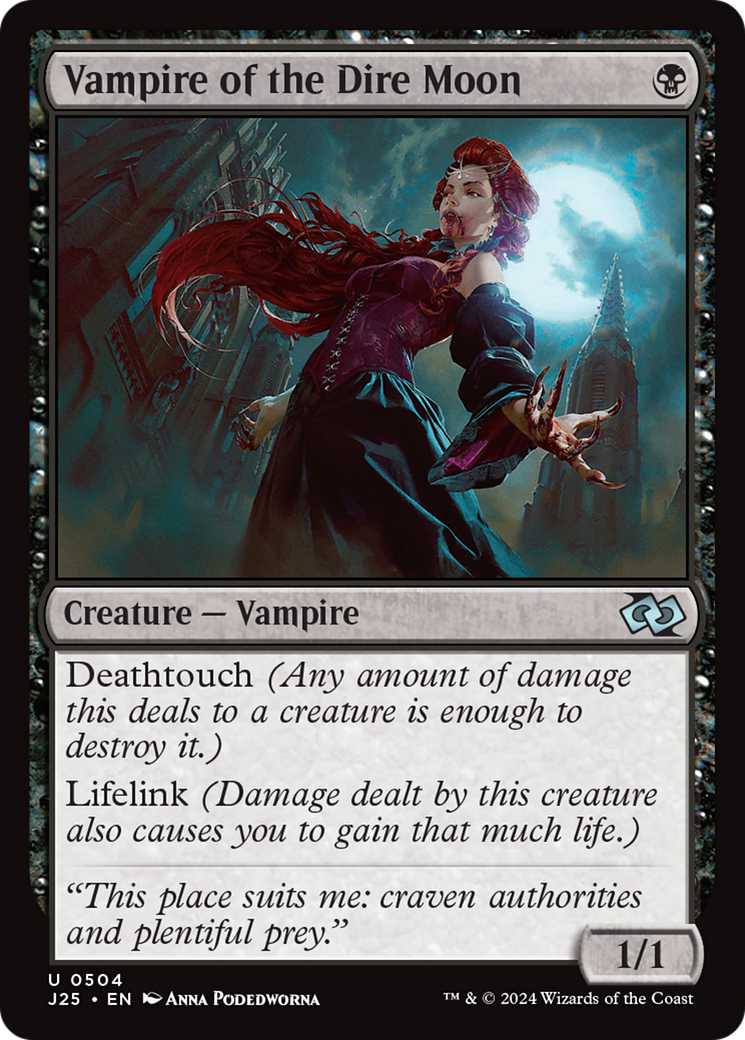 {C} Vampire of the Dire Moon [Foundations Jumpstart][J25 504]