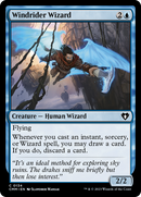 {C} Windrider Wizard [Commander Masters][CMM 134]