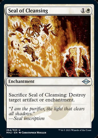 {C} Seal of Cleansing (Foil Etched) [Modern Horizons 2][ET MH2 264]