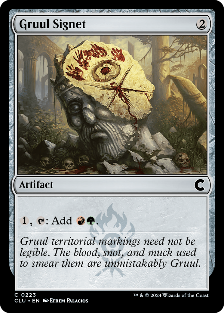 {C} Gruul Signet [Ravnica: Clue Edition][CLU 223]