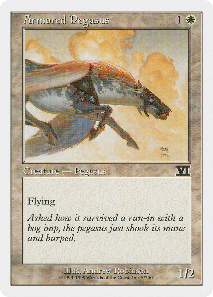 {C} Armored Pegasus [Classic Sixth Edition][6ED 005]