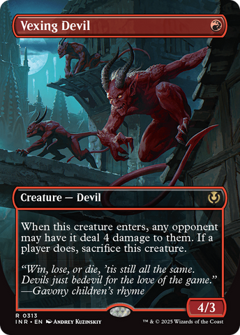 {R} Vexing Devil (Borderless) [Innistrad Remastered][INR 313]
