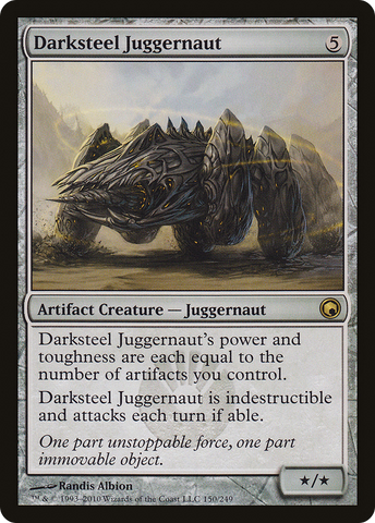 {R} Darksteel Juggernaut [Scars of Mirrodin][SOM 150]