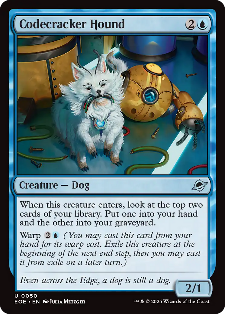{@@ EOE C} Codecracker Hound [Edge of Eternities][EOE 050]