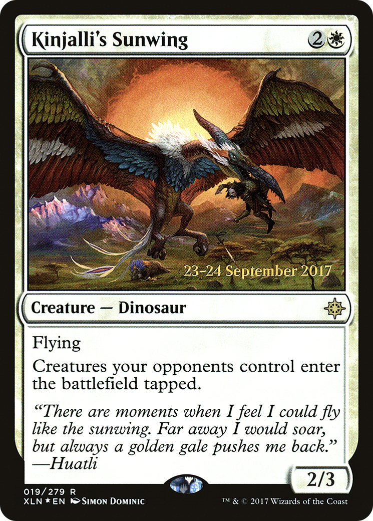 {R} Kinjalli's Sunwing [Ixalan Prerelease Promos][PR XLN 019]