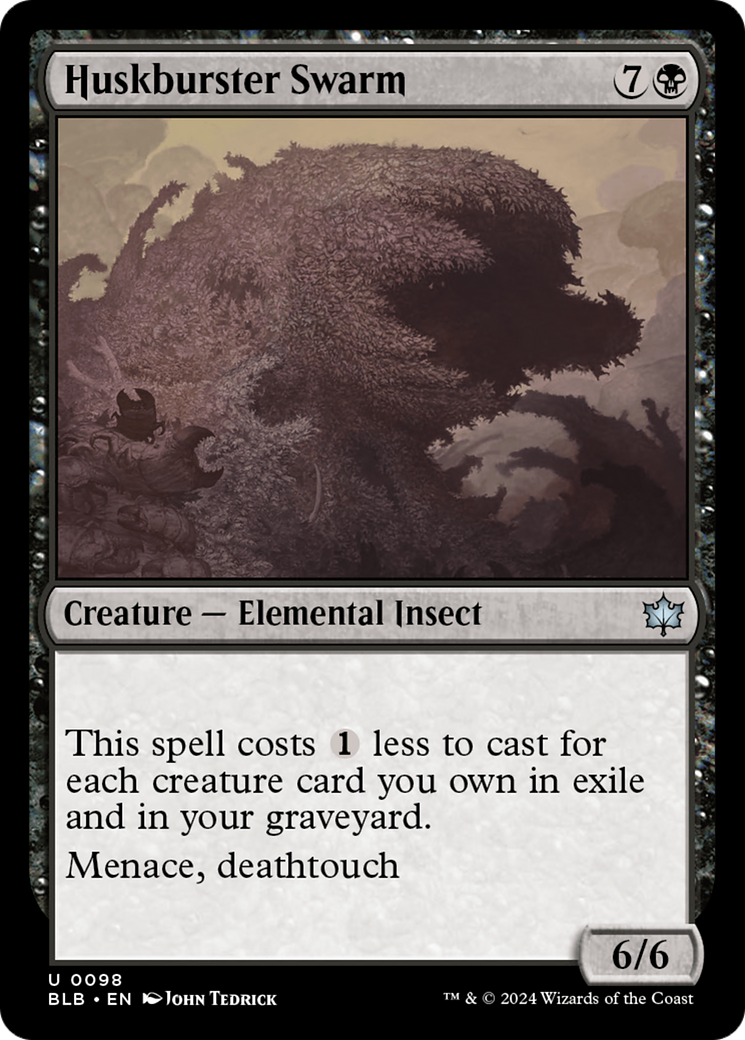 {@C} Huskburster Swarm [Bloomburrow][BLB 098]
