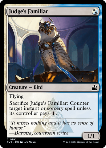 {C} Judge's Familiar [Ravnica Remastered][RVR 192]