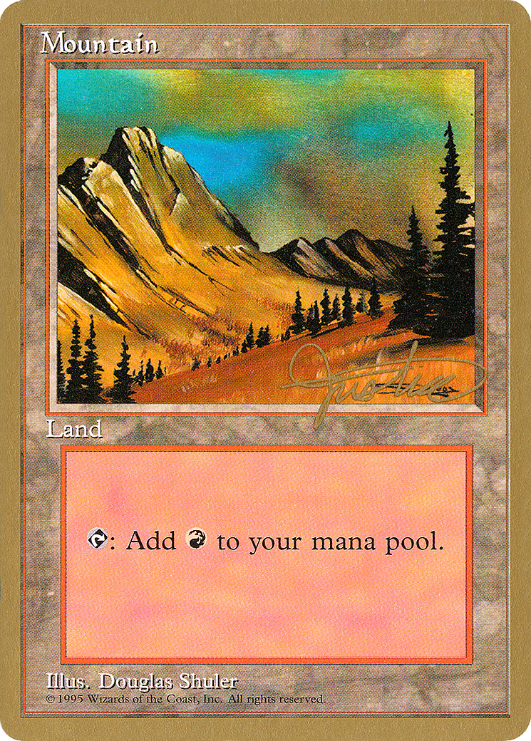 {B}[GB PTC MJ375] Mountain (mj375) (Mark Justice) [Pro Tour Collector Set]