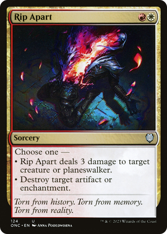 {C} Rip Apart [Phyrexia: All Will Be One Commander][ONC 124]