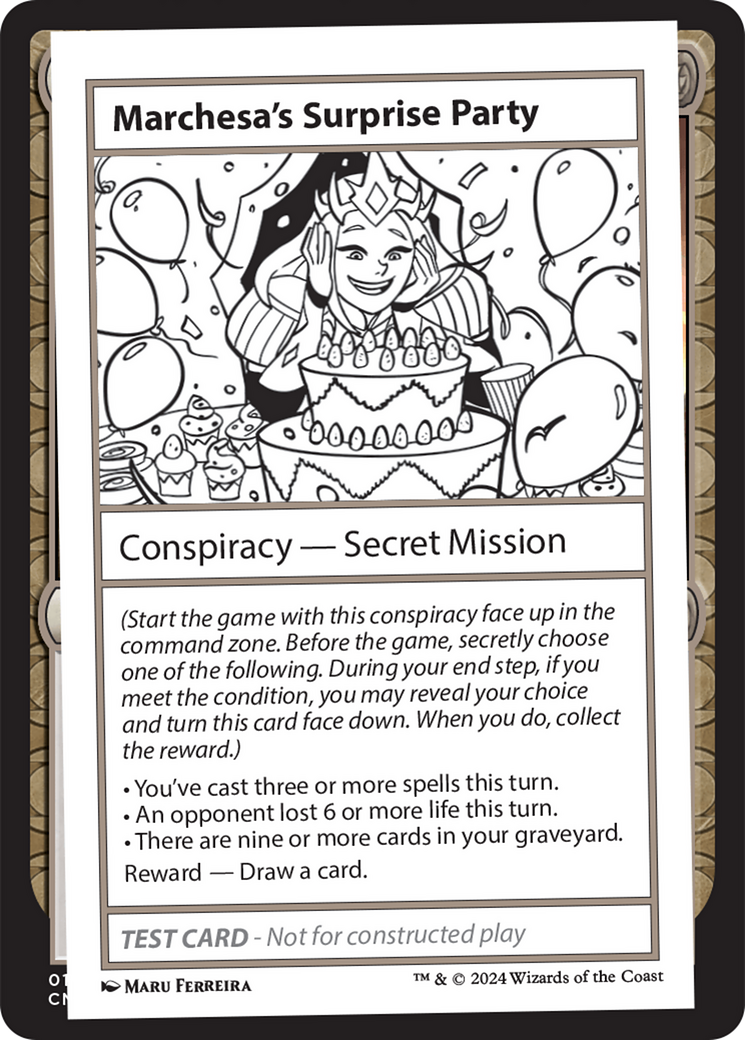 {C} Marchesa's Surprise Party [Mystery Booster 2 Playtest Cards][MB2 PLAYTEST]