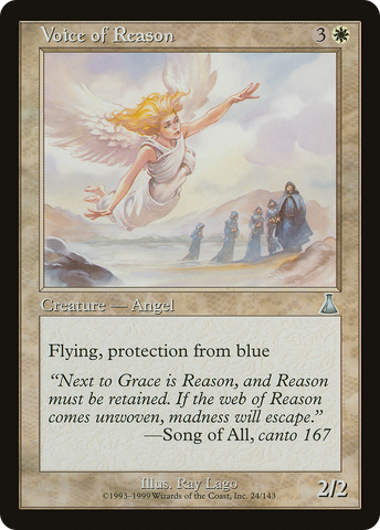 {C} Voice of Reason [Urza's Destiny][UDS 024]