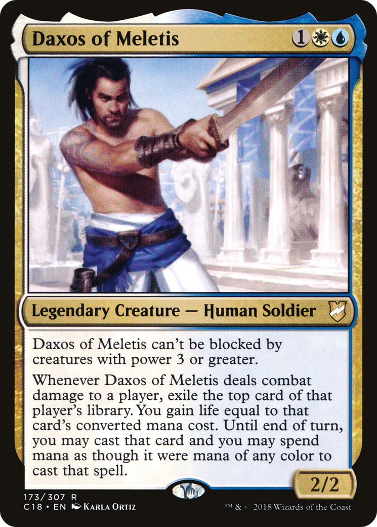 {R} Daxos of Meletis [Commander 2018][C18 173]