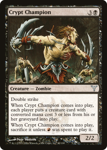 {C} Crypt Champion [Dissension][DIS 040]