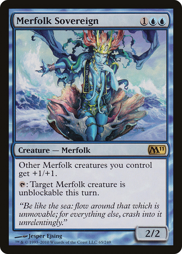 {R} Merfolk Sovereign [Magic 2011][M11 065]