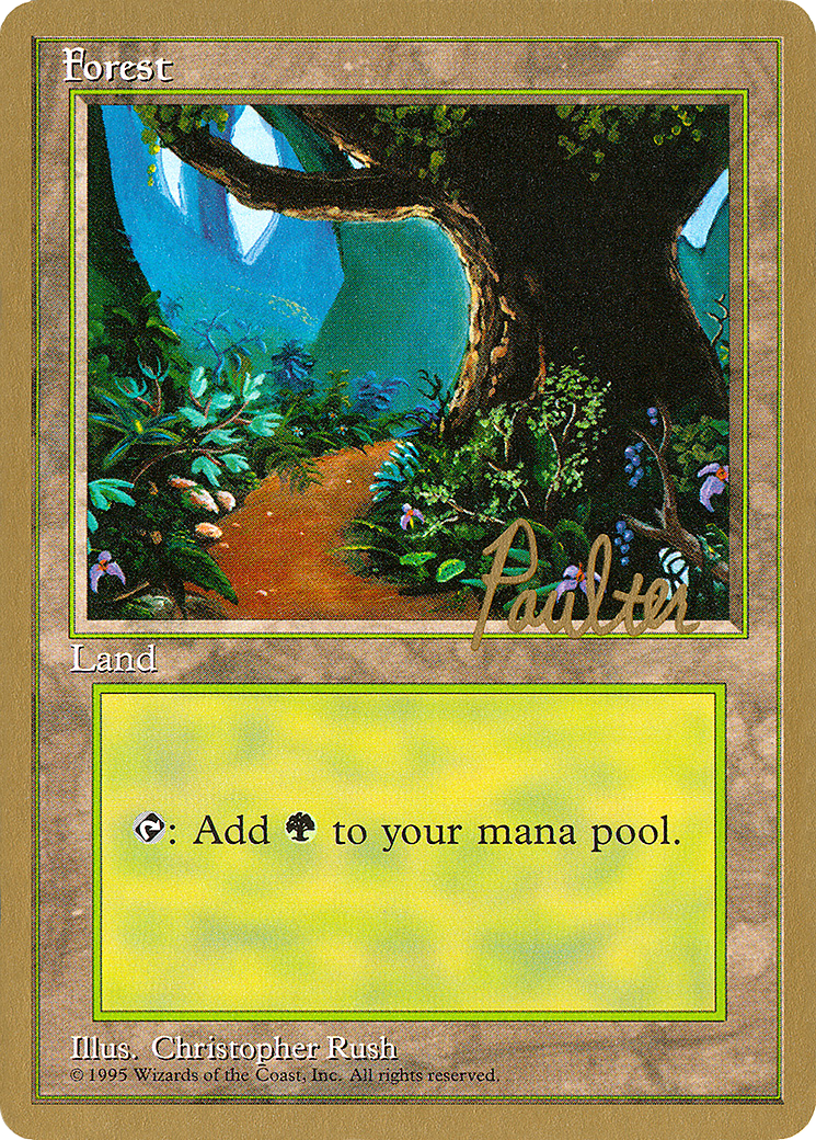 {B}[GB PTC PP378] Forest (pp378) (Preston Poulter) [Pro Tour Collector Set]