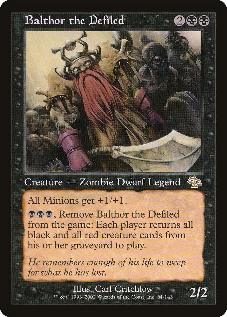 {R} Balthor the Defiled [Judgment][JUD 061] - Misty Mountain Games