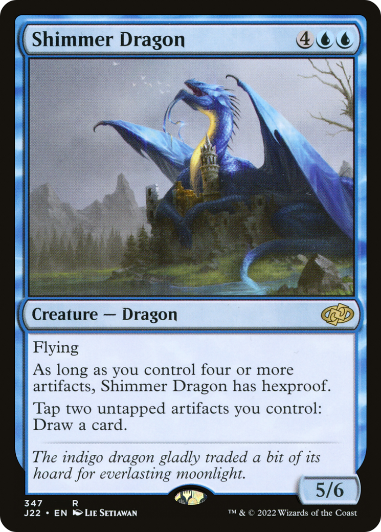 {R} Shimmer Dragon [Jumpstart 2022][J22 347]