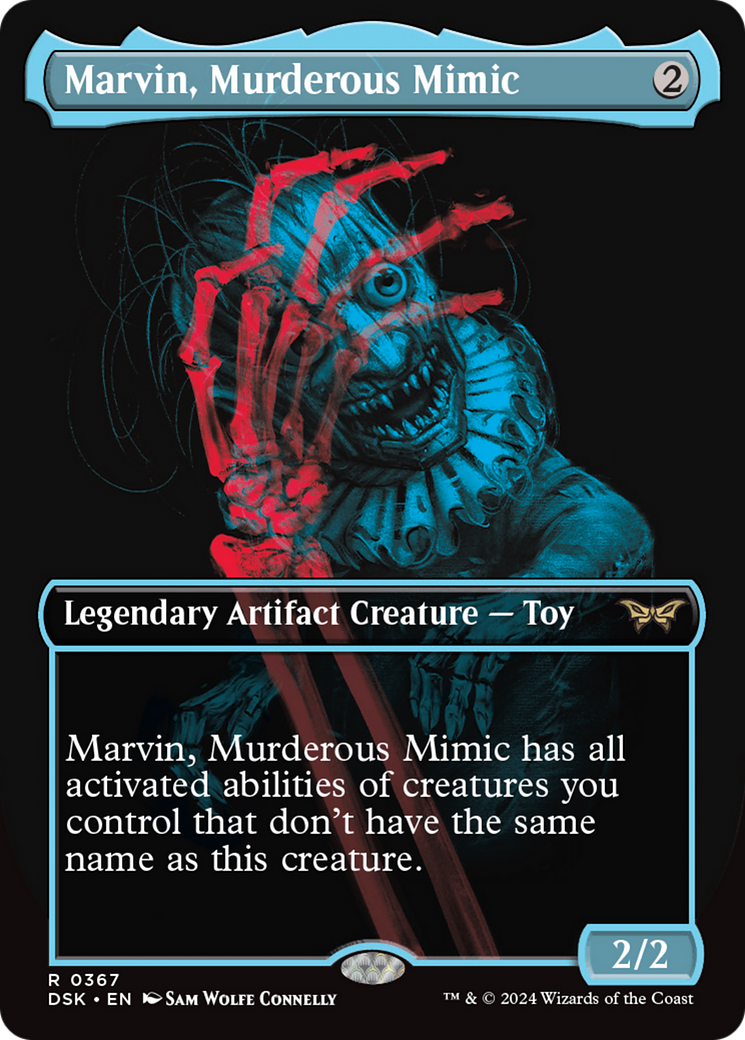 {@R} Marvin, Murderous Mimic (Showcase) [Duskmourn: House of Horror][DSK 367]