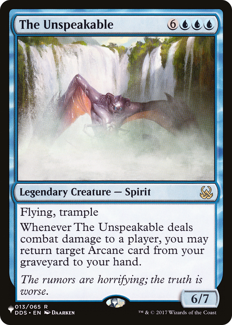 {R} The Unspeakable [The List][LS DDS 013]