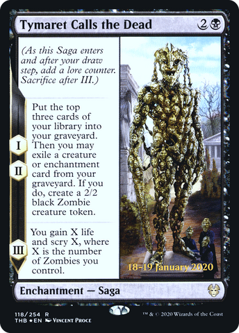 {R} Tymaret Calls the Dead [Theros Beyond Death Prerelease Promos][PR THB 118]