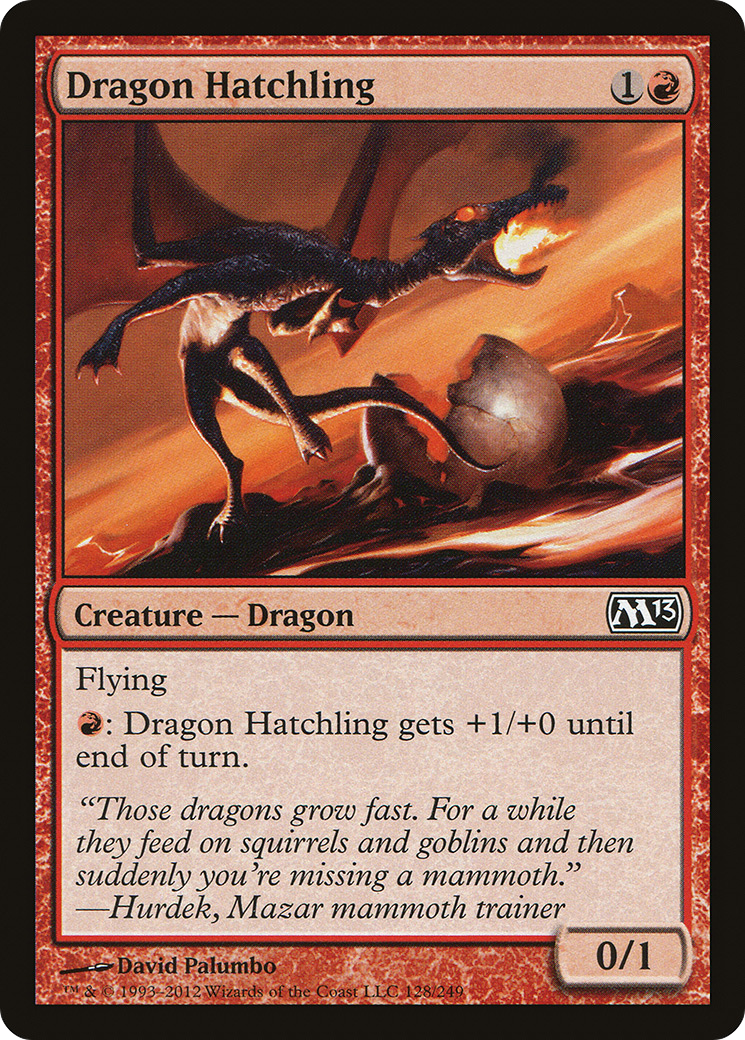 {C} Dragon Hatchling [Magic 2013][M13 128]