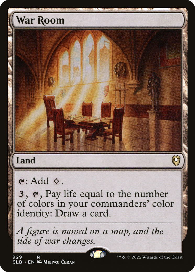 {R} War Room [Commander Legends: Battle for Baldur's Gate][CLB 929]