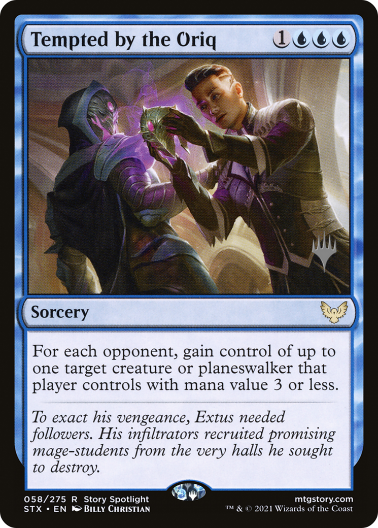 {R} Tempted by the Oriq (Promo Pack) [Strixhaven: School of Mages Promos][PP STX 058]