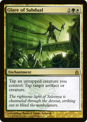 {R} Glare of Subdual [Ravnica: City of Guilds][RAV 207]
