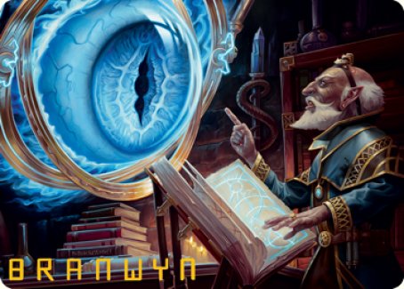 {A} Contact Other Plane Art Card (Gold-Stamped Signature) [Dungeons & Dragons: Adventures in the Forgotten Realms Art Series][GS AAFR 037]