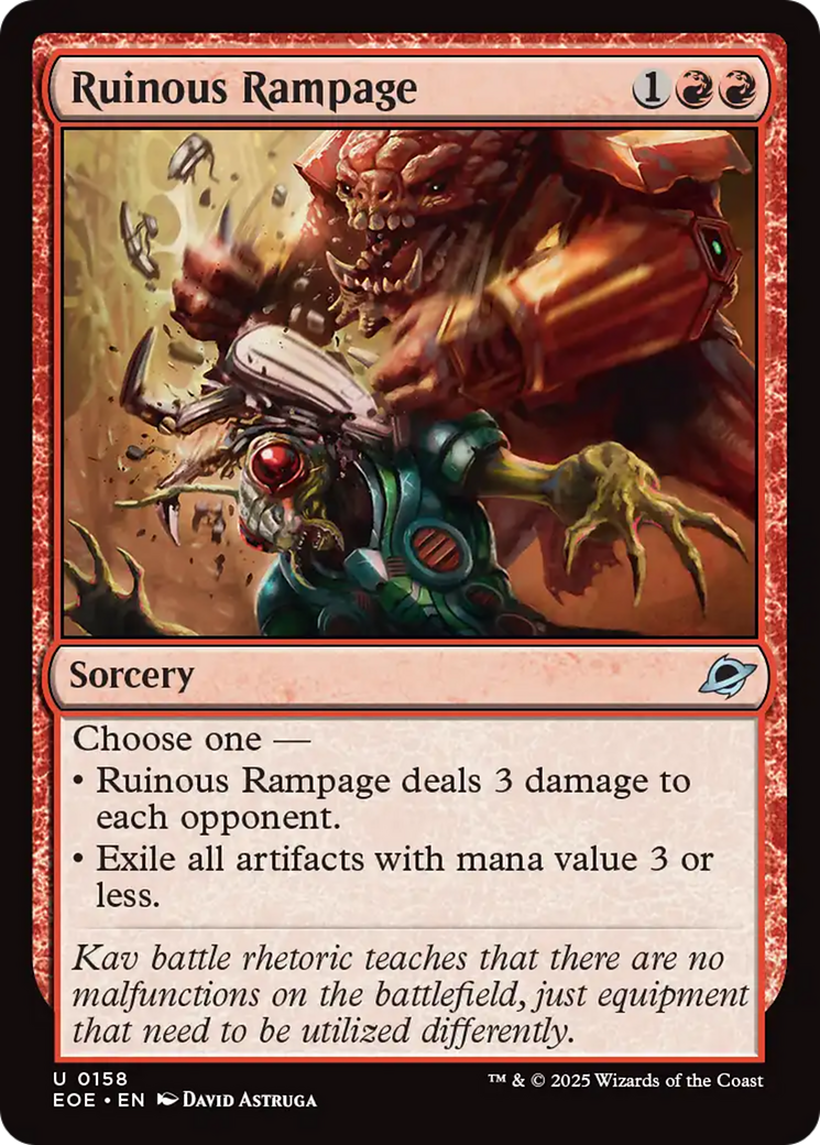 {@@ EOE C} Ruinous Rampage [Edge of Eternities][EOE 158]