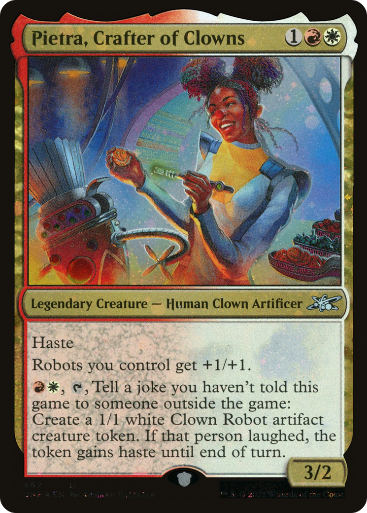 {C} Pietra, Crafter of Clowns (Galaxy Foil) [Unfinity][UNF 462]