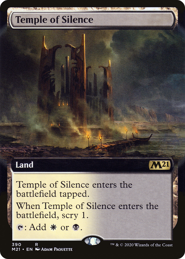{R} Temple of Silence (Extended Art) [Core Set 2021][M21 390]