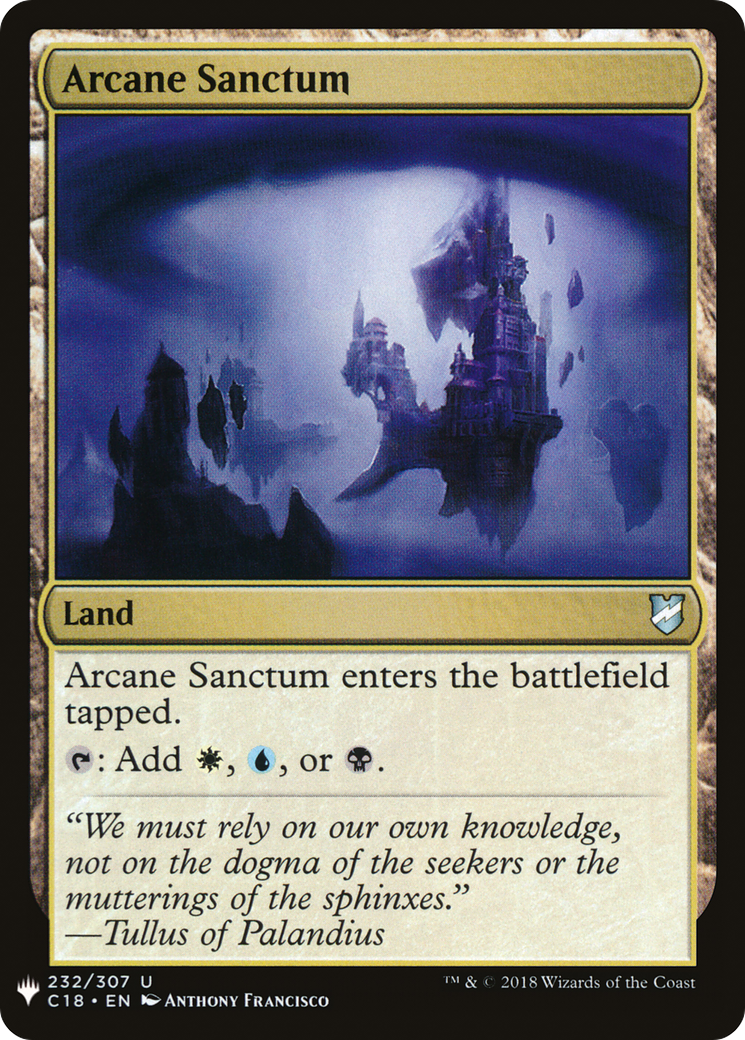 {C} Arcane Sanctum [Mystery Booster][LS C18 232]